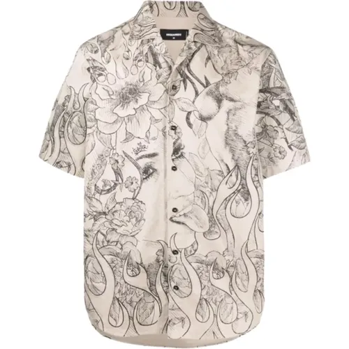 Shirts > Short Sleeve Shirts - - Dsquared2 - Modalova