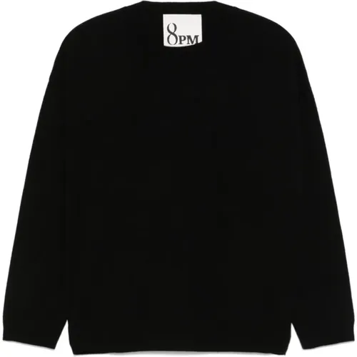 Knitwear > Round-neck Knitwear - - 8pm - Modalova