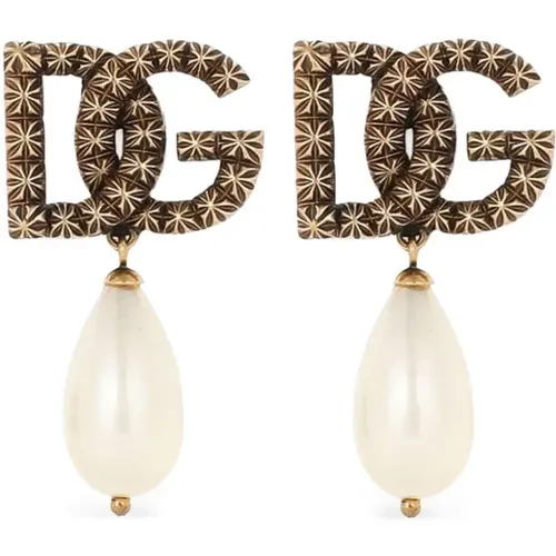 Accessories > Jewellery > Earrings - - Dolce & Gabbana - Modalova