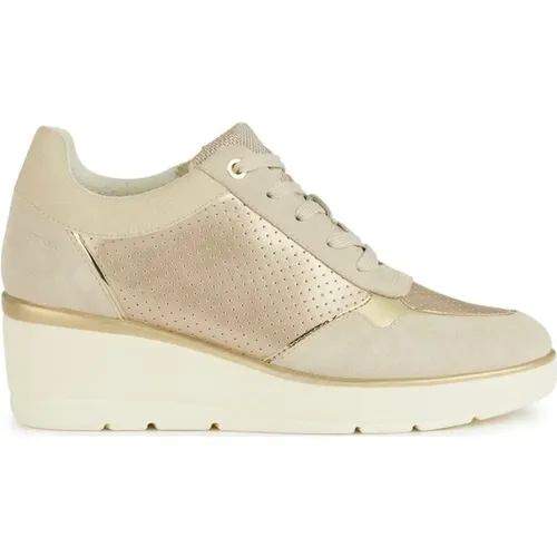 Geox - Shoes > Sneakers - Beige - Geox - Modalova