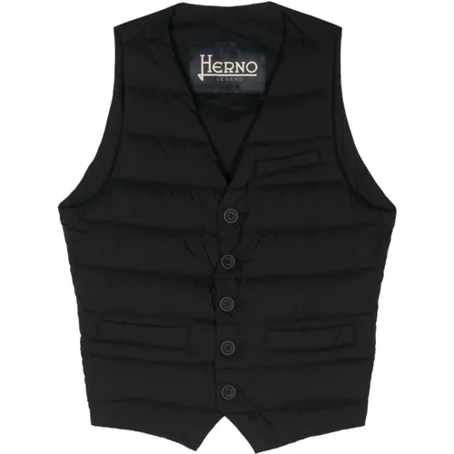 Herno - Jackets > Vests - Black - Herno - Modalova