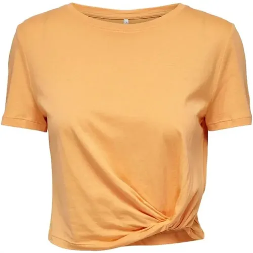 Only - Tops > T-Shirts - Orange - Only - Modalova