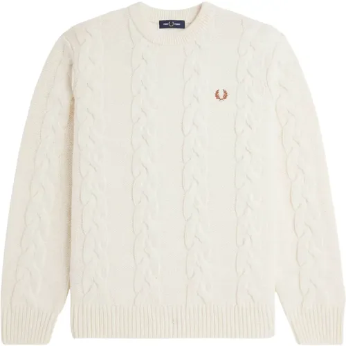 Knitwear > Round-neck Knitwear - - Fred Perry - Modalova