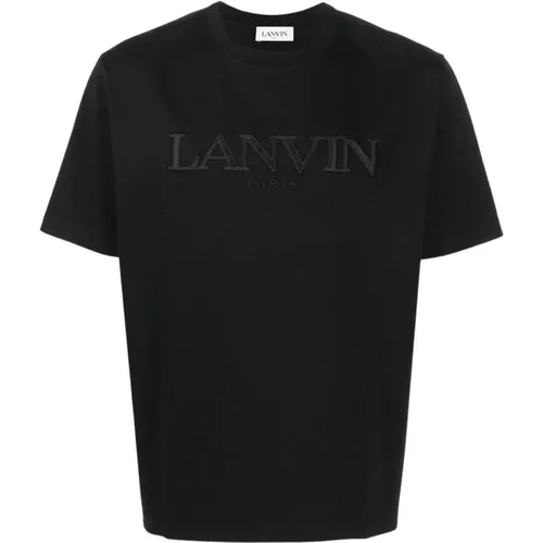 Lanvin - Tops > T-Shirts - Black - Lanvin - Modalova