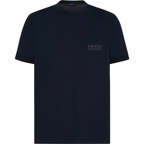 Kiton - Tops > T-Shirts - Blue - Kiton - Modalova