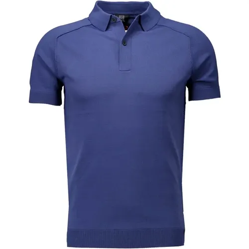 Genti - Tops > Polo Shirts - Blue - Genti - Modalova