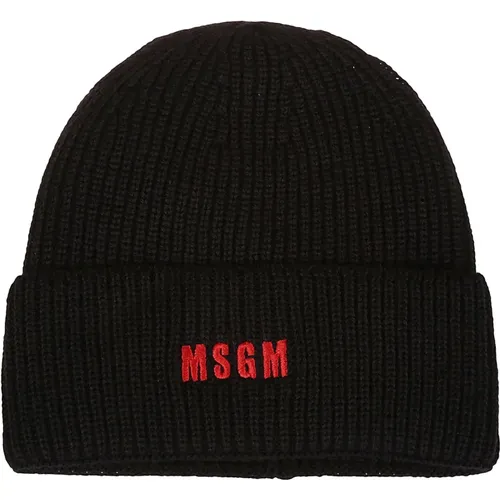 Accessories > Hats > Beanies - - Msgm - Modalova