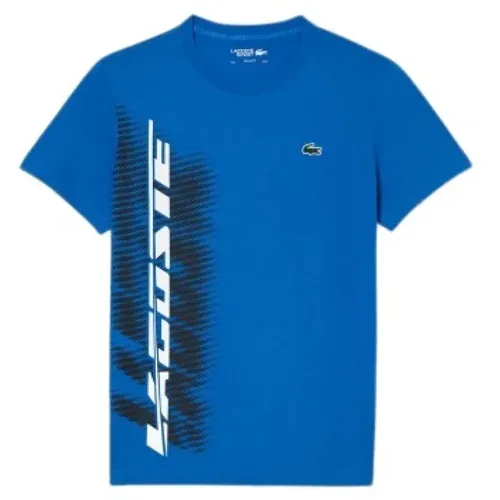 Lacoste - Tops > T-Shirts - Blue - Lacoste - Modalova