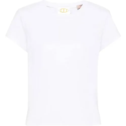 Twinset - Tops > T-Shirts - White - Twinset - Modalova