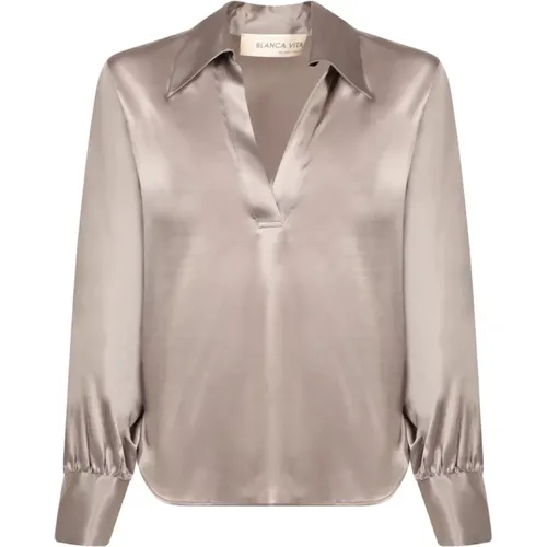 Blouses & Shirts > Blouses - - Blanca Vita - Modalova