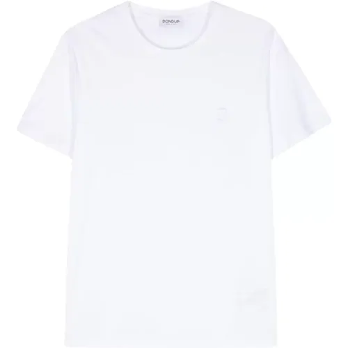 Dondup - Tops > T-Shirts - White - Dondup - Modalova