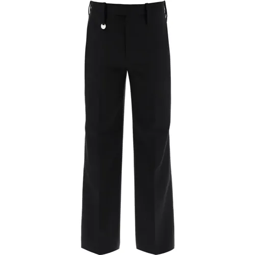 Trousers > Straight Trousers - - Burberry - Modalova