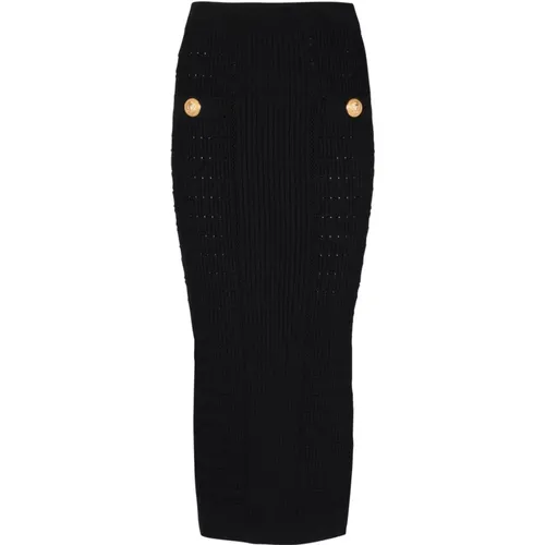 Skirts > Midi Skirts - - Balmain - Modalova