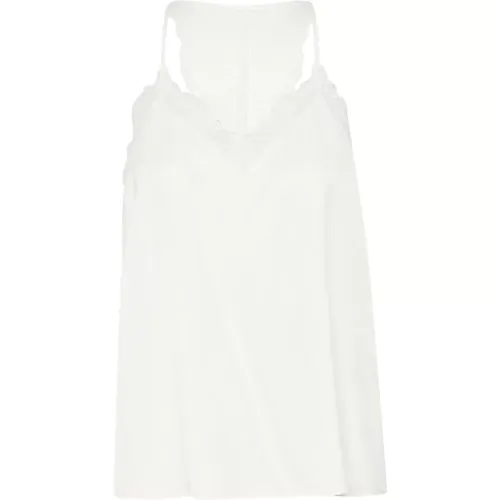 Tops > Sleeveless Tops - - Cream - Modalova