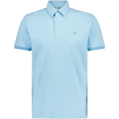 Etro - Tops > Polo Shirts - Blue - ETRO - Modalova