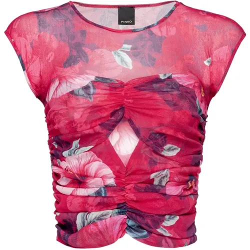 Pinko - Tops > T-Shirts - Pink - pinko - Modalova