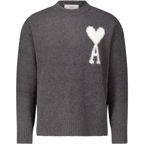 Knitwear > Round-neck Knitwear - - Ami Paris - Modalova