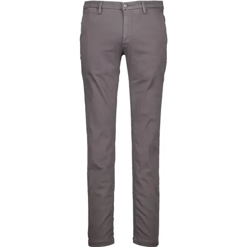 Replay - Trousers > Chinos - Gray - Replay - Modalova