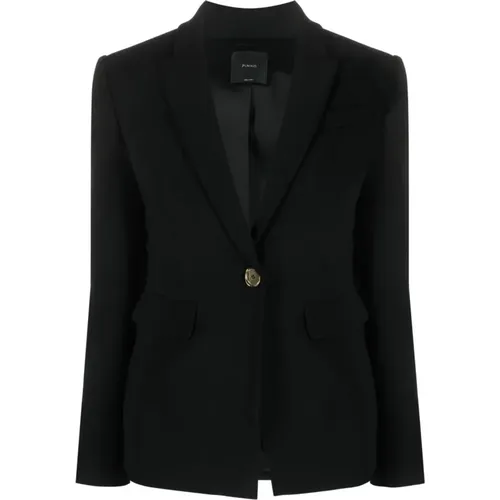 Pinko - Jackets > Blazers - Black - pinko - Modalova