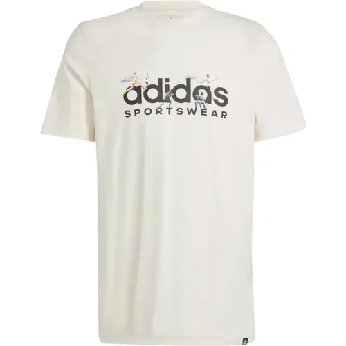 Adidas - Tops > T-Shirts - Beige - Adidas - Modalova