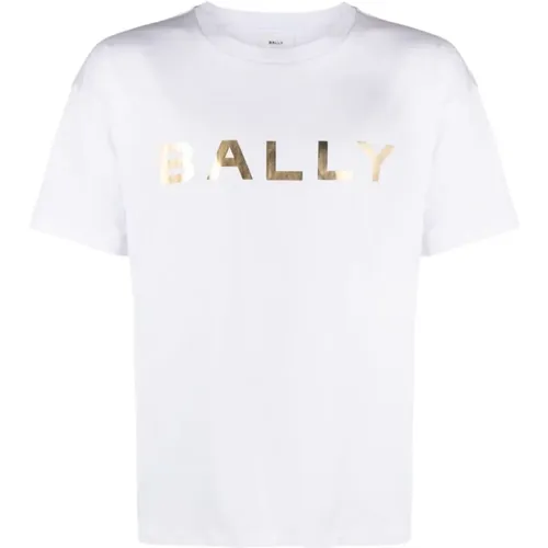Bally - Tops > T-Shirts - White - Bally - Modalova