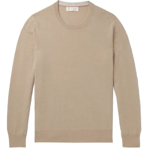 Knitwear > Round-neck Knitwear - - BRUNELLO CUCINELLI - Modalova