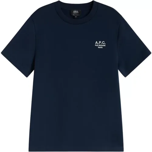 A.p.c. - Tops > T-Shirts - Blue - A.p.c. - Modalova