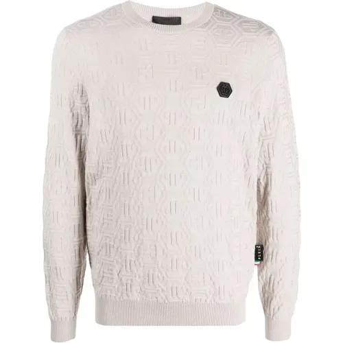 Knitwear > Round-neck Knitwear - - Philipp Plein - Modalova