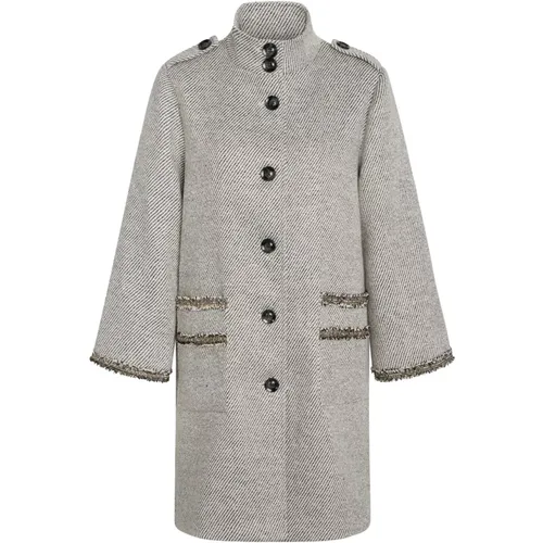 Coats > Single-Breasted Coats - - Bruuns Bazaar - Modalova