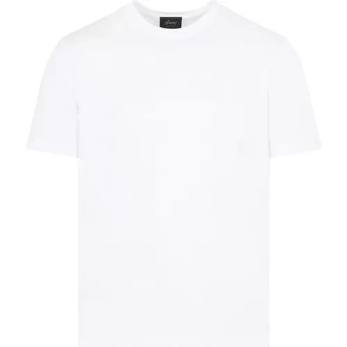 Brioni - Tops > T-Shirts - White - Brioni - Modalova