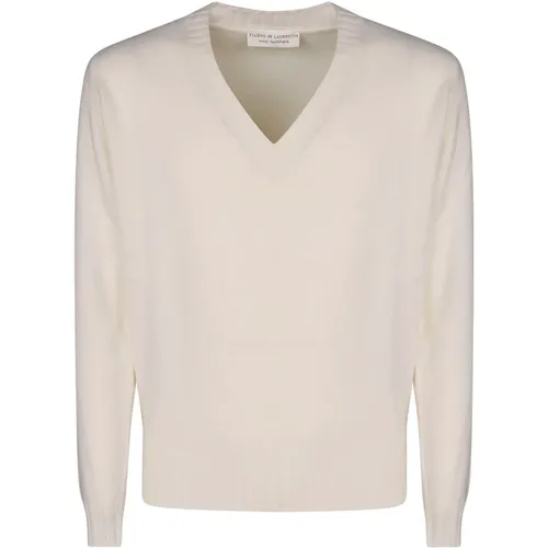 Knitwear > V-neck Knitwear - - Filippo De Laurentiis - Modalova