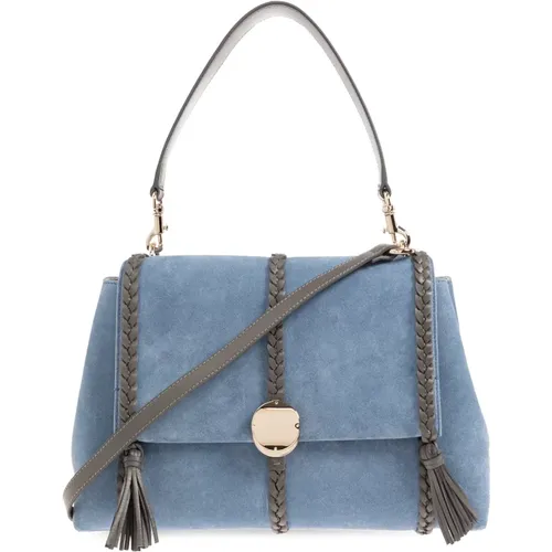 Chloé - Bags > Handbags - Blue - Chloé - Modalova