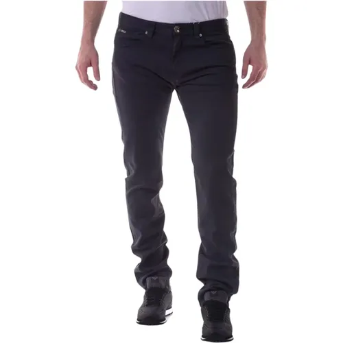 Trousers > Slim-fit Trousers - - Armani - Modalova