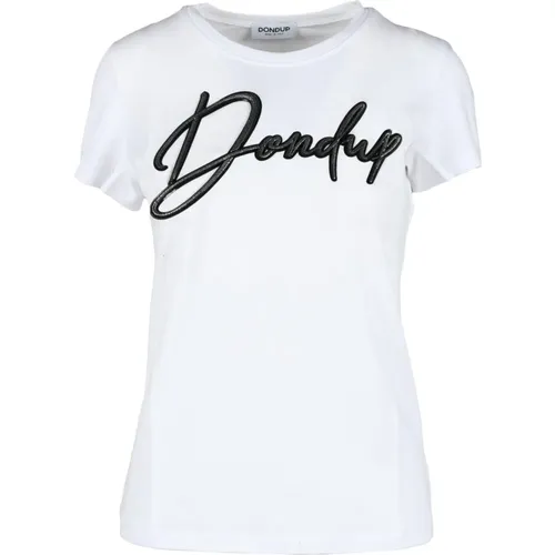 Dondup - Tops > T-Shirts - White - Dondup - Modalova