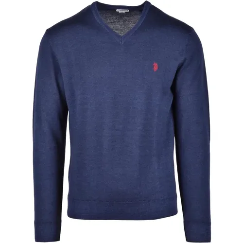 Knitwear > V-neck Knitwear - - U.s. Polo Assn. - Modalova