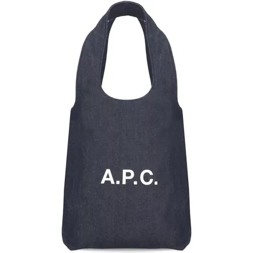 A.p.c. - Bags > Tote Bags - Blue - A.p.c. - Modalova