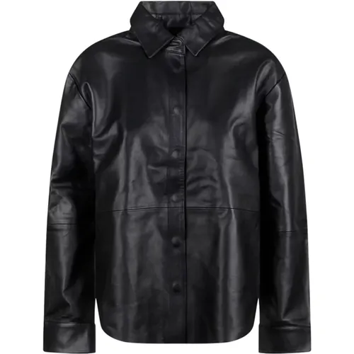 Jackets > Leather Jackets - - Selected Femme - Modalova