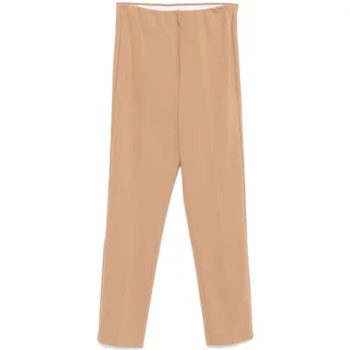 Trousers > Straight Trousers - - Le Tricot Perugia - Modalova