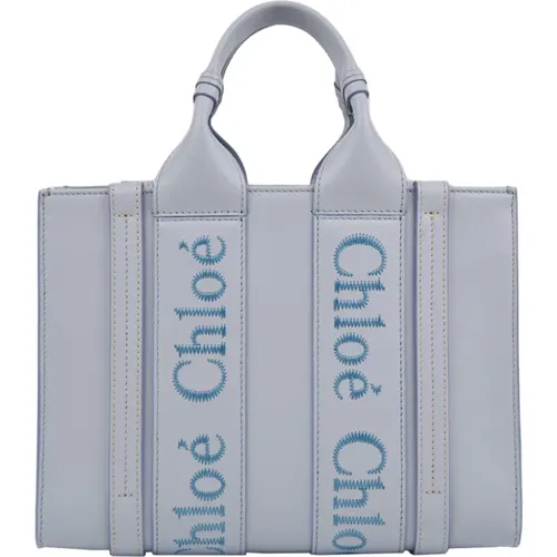 Chloé - Bags > Tote Bags - Blue - Chloé - Modalova