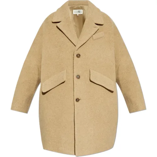 Coats > Single-Breasted Coats - - MM6 Maison Margiela - Modalova