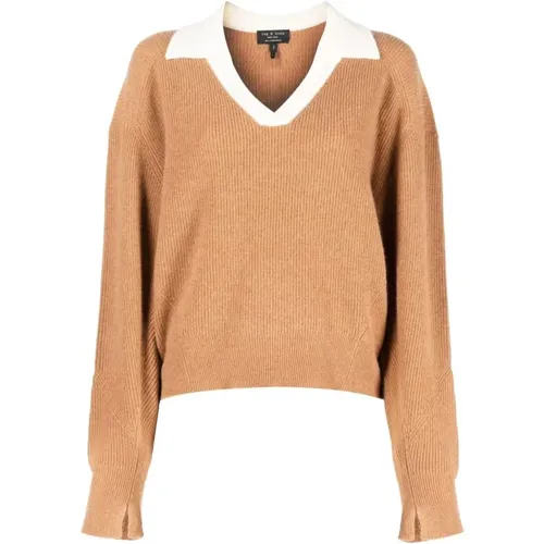 Knitwear > V-neck Knitwear - - Rag & Bone - Modalova