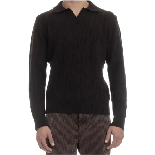 Knitwear > V-neck Knitwear - - Drumohr - Modalova