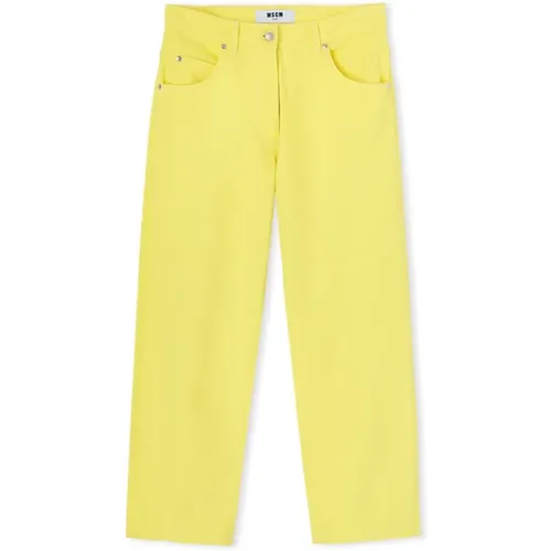 Jeans > Straight Jeans - - Msgm - Modalova