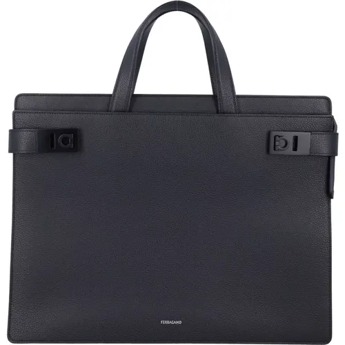 Bags > Laptop Bags & Cases - - Salvatore Ferragamo - Modalova