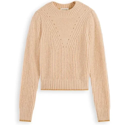 Knitwear > Round-neck Knitwear - - Scotch & Soda - Modalova