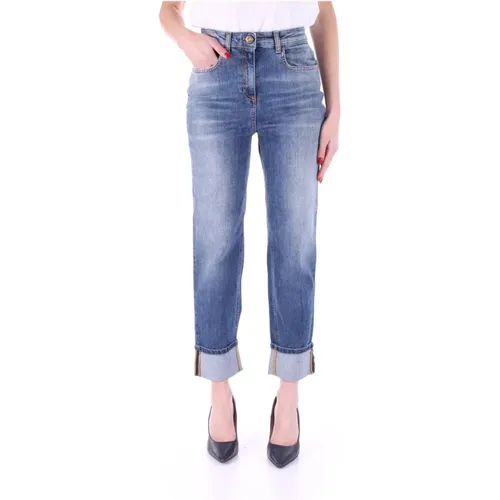 Jeans > Straight Jeans - - Elisabetta Franchi - Modalova