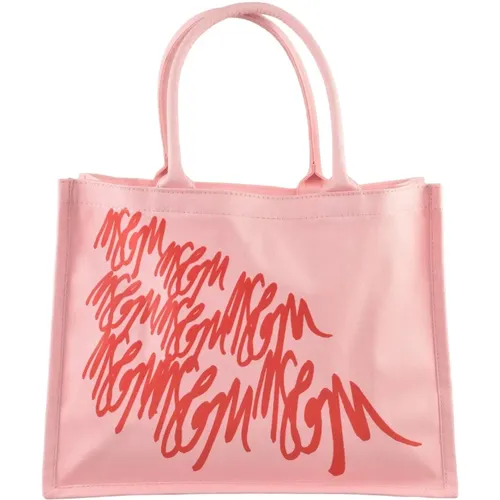 Msgm - Bags > Tote Bags - Pink - Msgm - Modalova