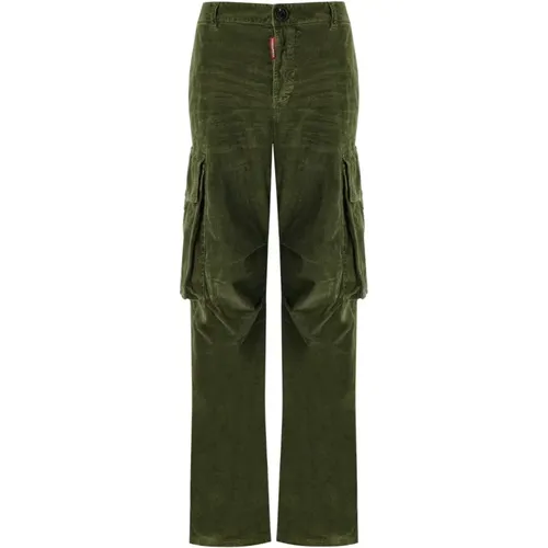 Trousers > Wide Trousers - - Dsquared2 - Modalova