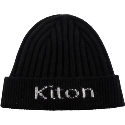 Accessories > Hats > Beanies - - Kiton - Modalova