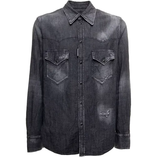 Shirts > Denim Shirts - - Dsquared2 - Modalova